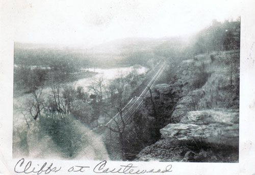 View from cliffs