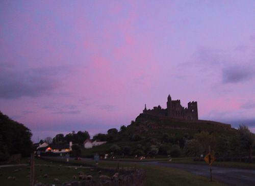 Rock of Cashel at sunset