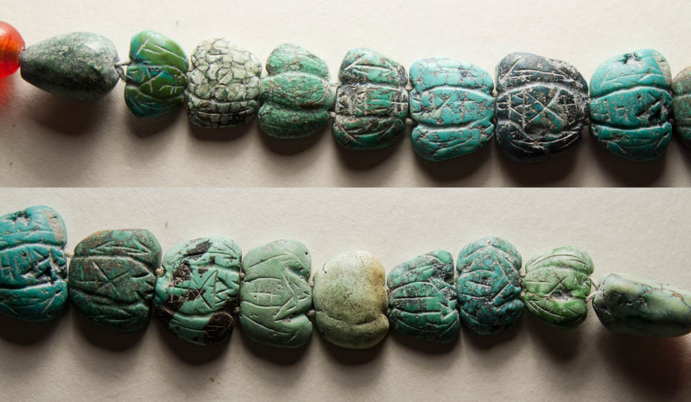 China ancient turquoise bats