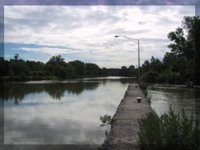 heelpath side of the Erie Canal -- fishermen's side